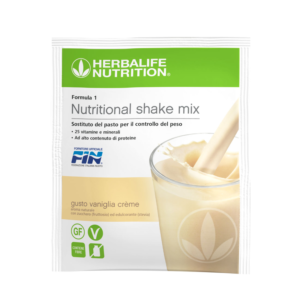 Formula 1 Herbalife gusto vaniglia crème, confezione da 7 bustine monodose