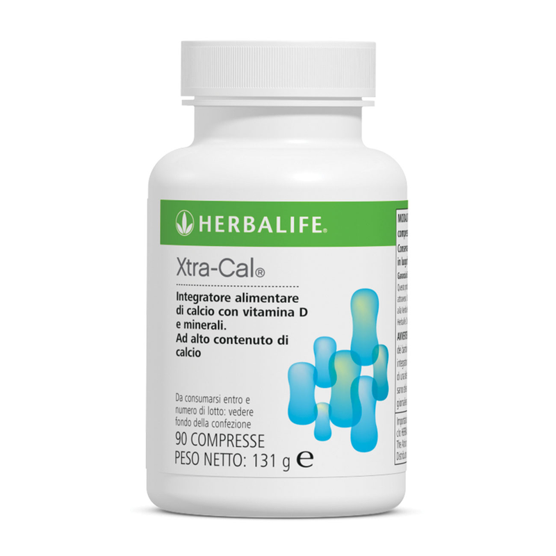 Xtra-Cal Herbalife, integratore di calcio con vitamina D, 90 compresse