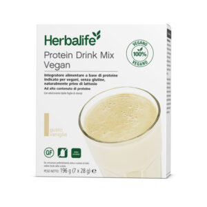 Protein Drink Mix Vegan Herbalife gusto vaniglia, confezione da 7 bustine