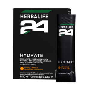 Herbalife24 Hydrate gusto arancia, confezione da 20 bustine da 5,3 g