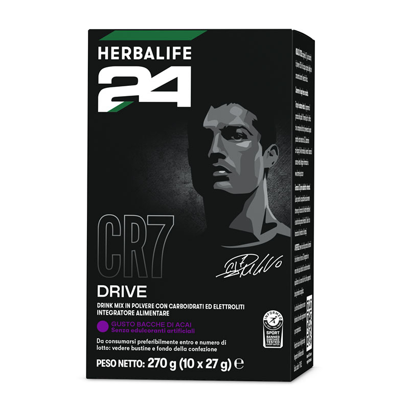 Herbalife24 CR7 Drive gusto bacche di acai, confezione da 10 bustine monodose