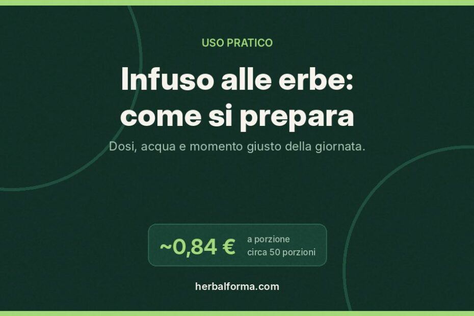 Infuso alle erbe Herbalife: preparazione in tazza con misurino